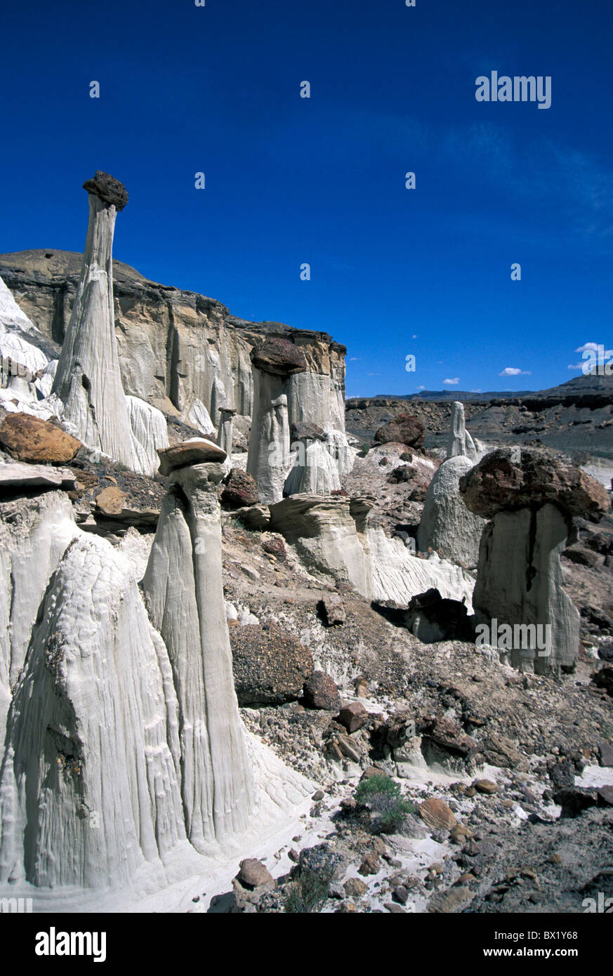 Erde Säulen Erosion Escalante National Monument Grand Staircase Landschaft Felslandschaft USA Amerika Vereinigte Stockfoto