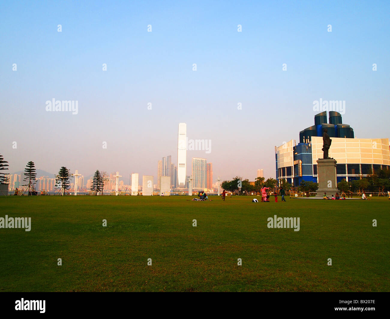 Sonne Yat Sünde Memorial Park, Sheung Wan, Hong Kong Stockfoto