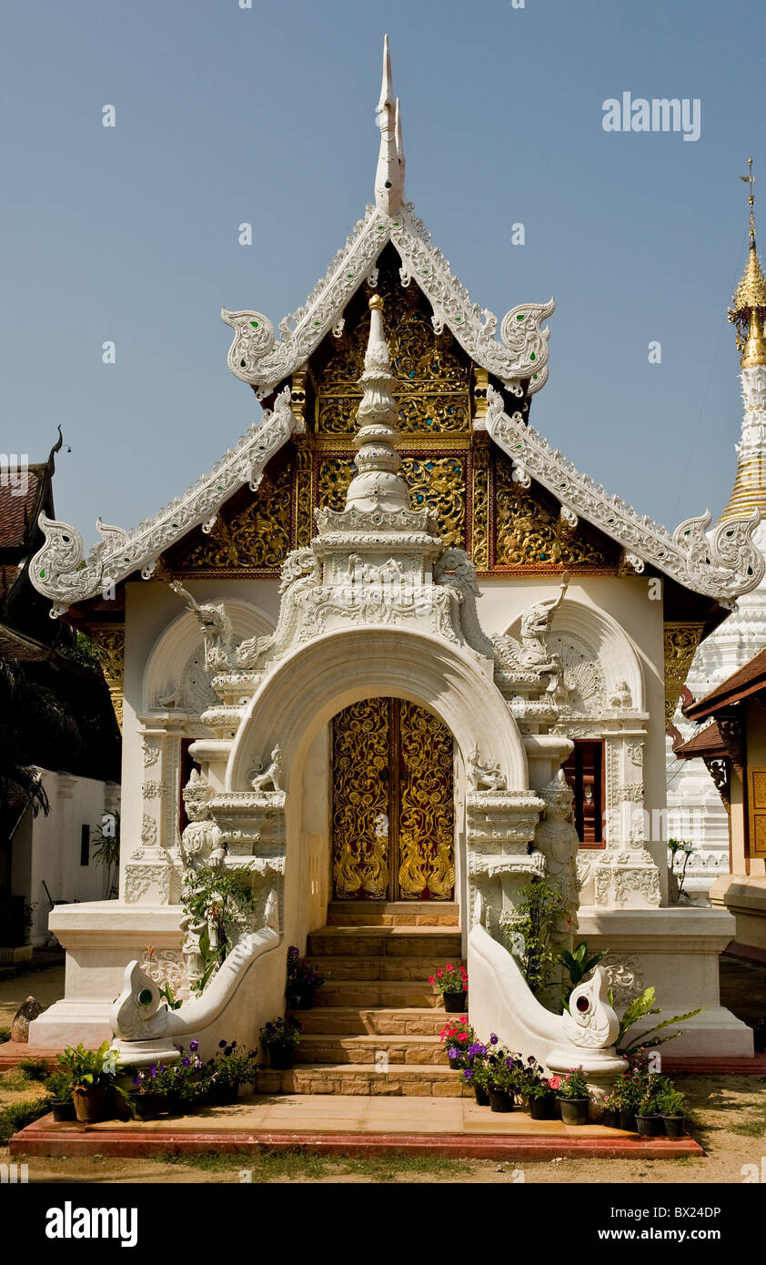 Wat Buppharam in Chiang Mai in Thailand Südostasien Stockfoto