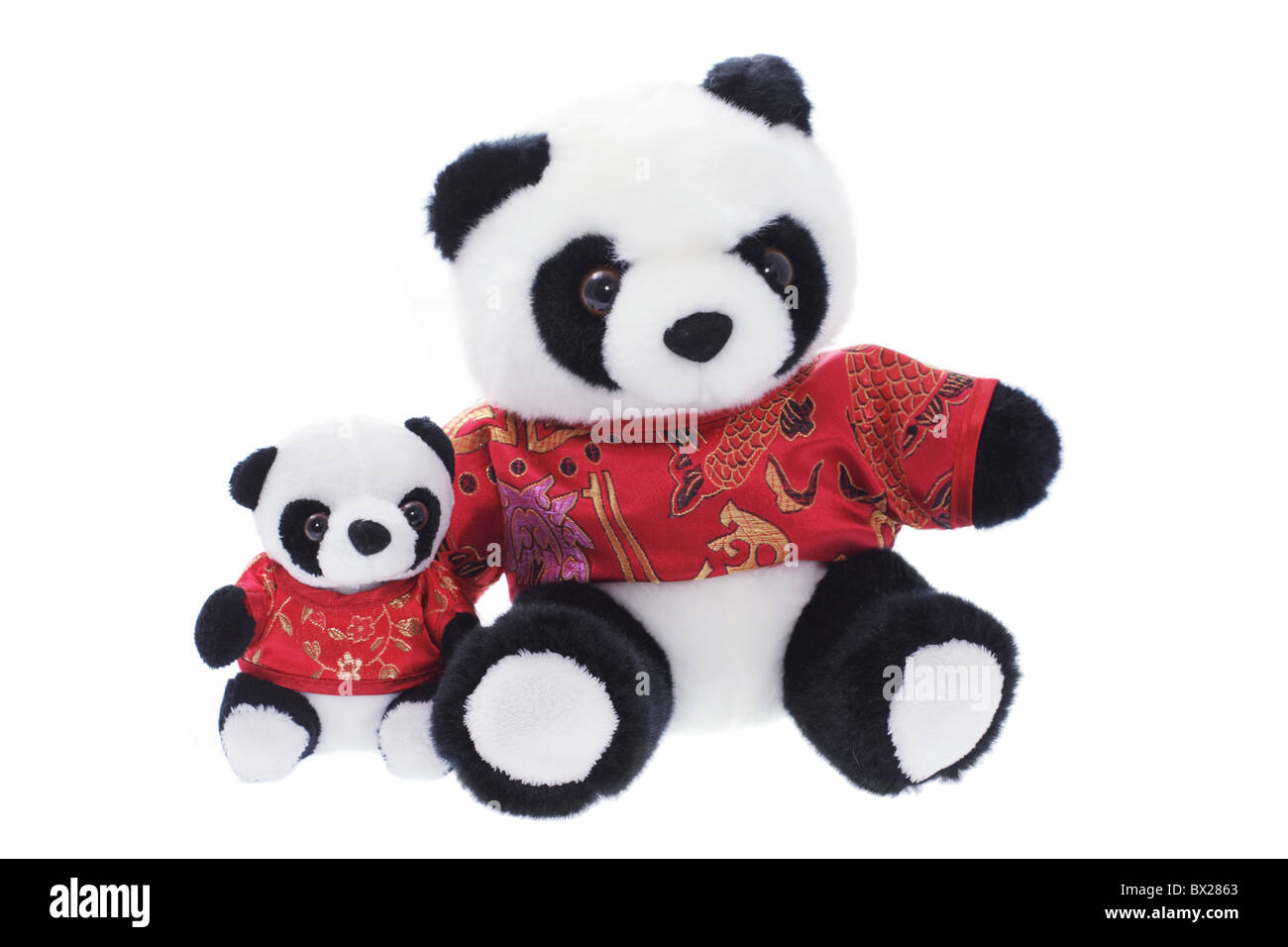 Spielzeug-Pandas Stockfoto