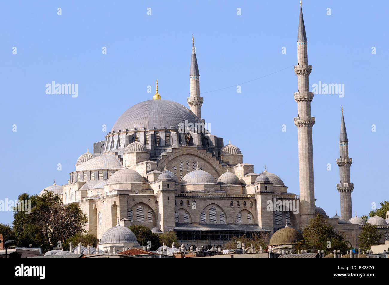 Süleymaniye-Moschee, Istanbul, Türkei Stockfoto
