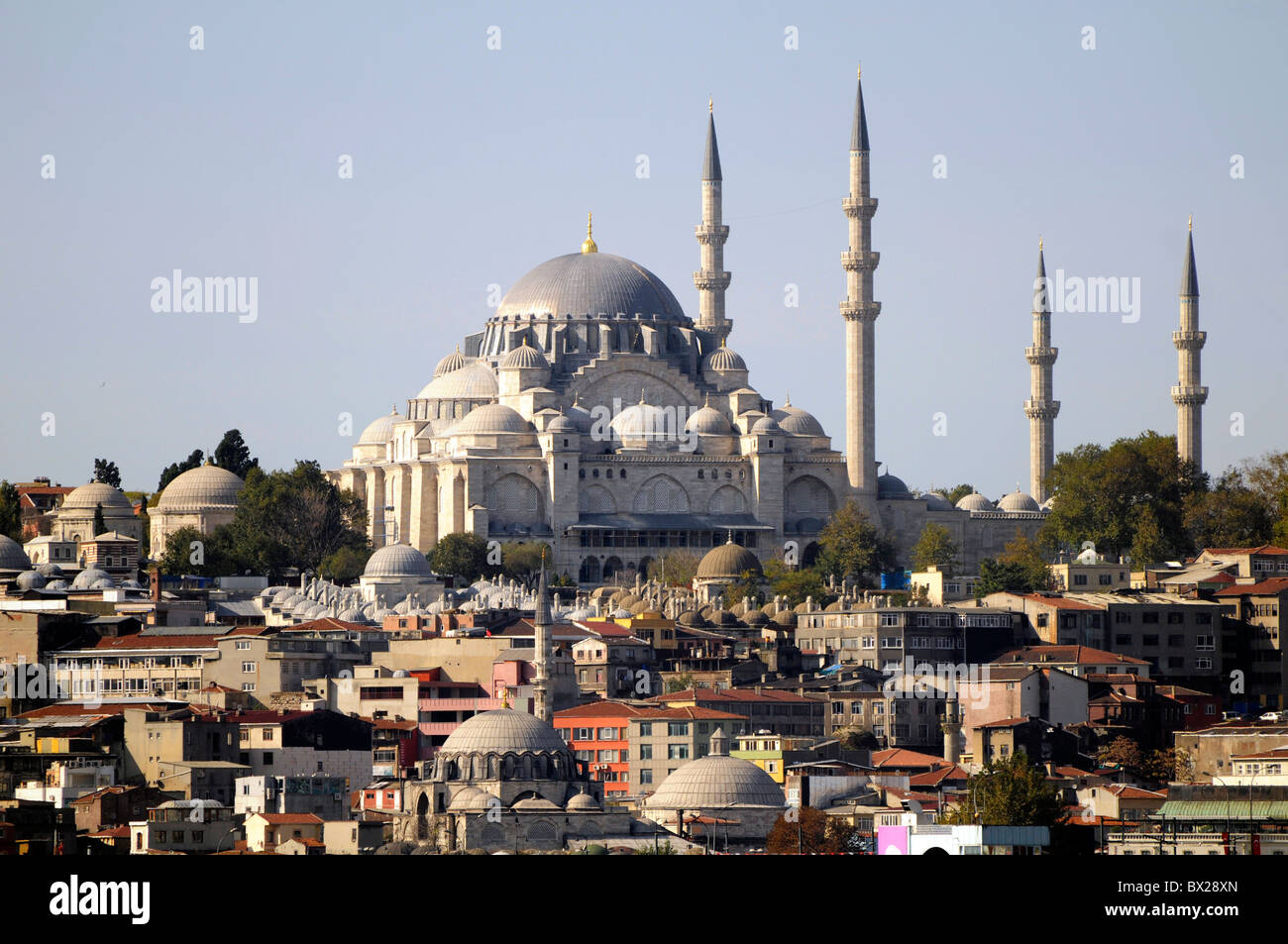Süleymaniye-Moschee, Istanbul, Türkei Stockfoto