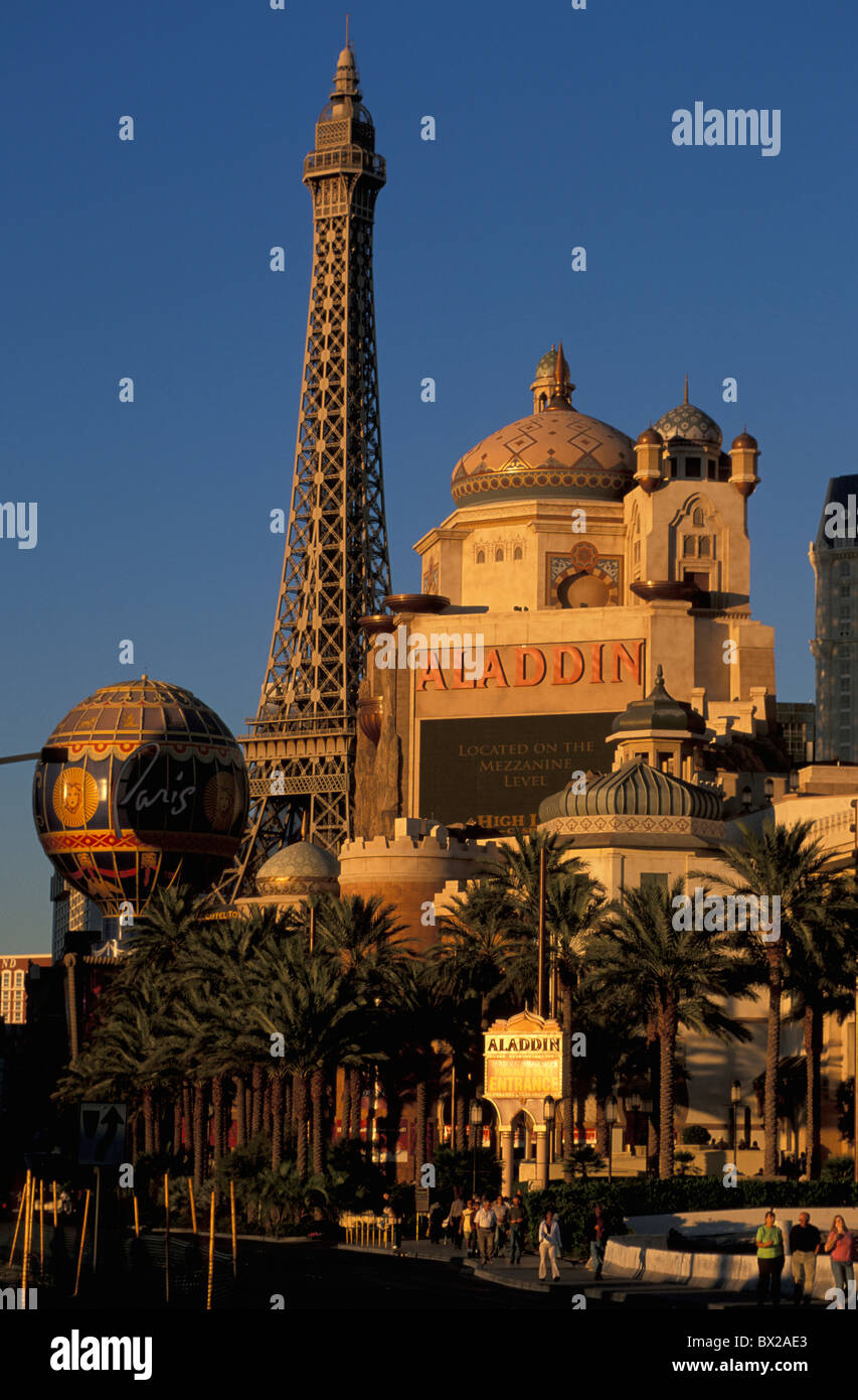 Aladdin Casino Hotel Strip Las Vegas Nevada USA USA Amerika Stockfoto