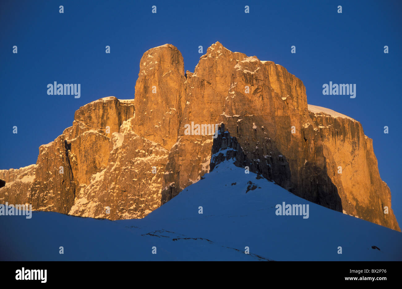Dolomiten Italien Berge übergeben Sella Berge Sella Bergstock Landschaft Europa Süd Tirol Tirol Lager S Stockfoto
