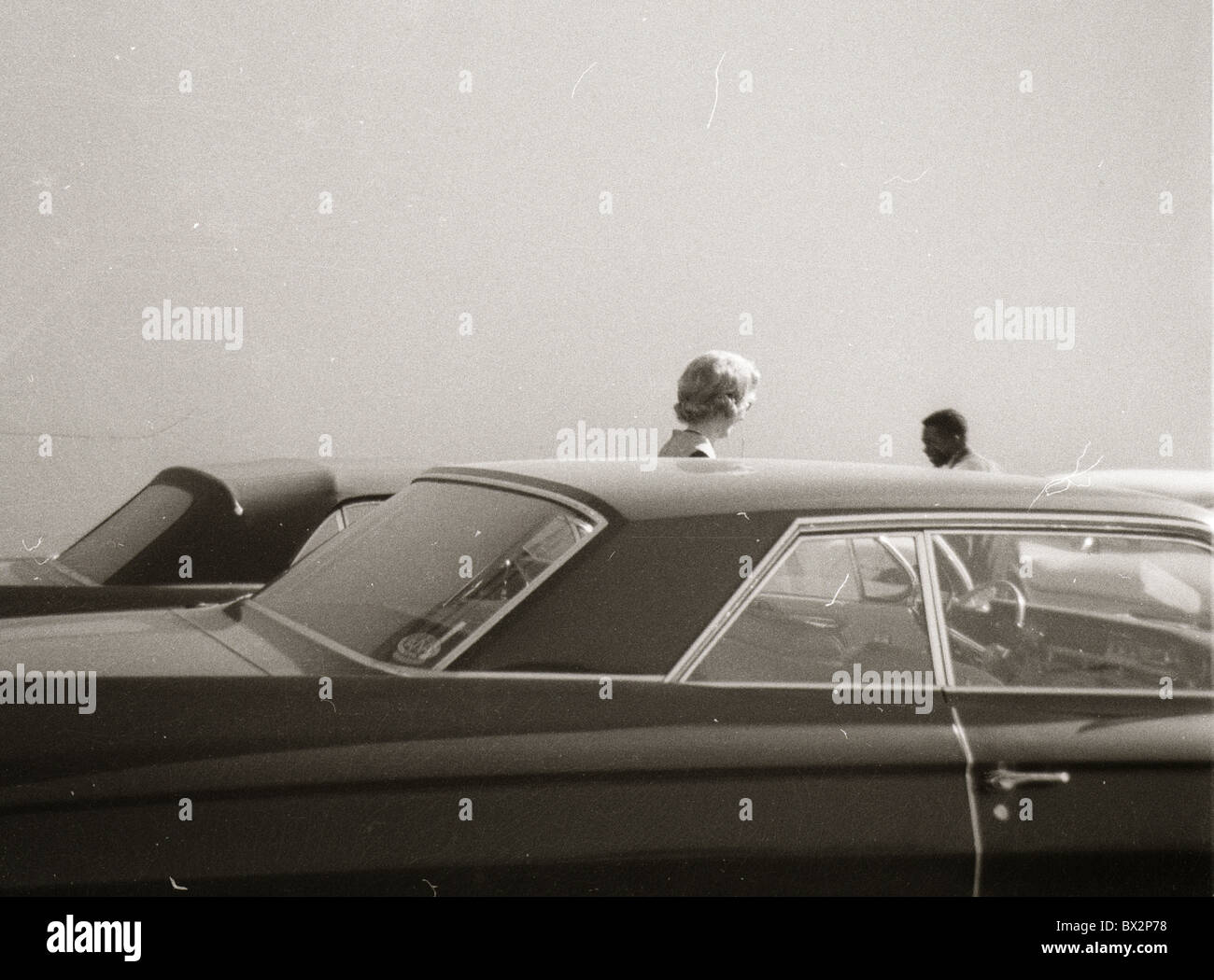 Los Angeles Kalifornien 1960er Jahre Hollywood schwarz / weiß Stockfoto