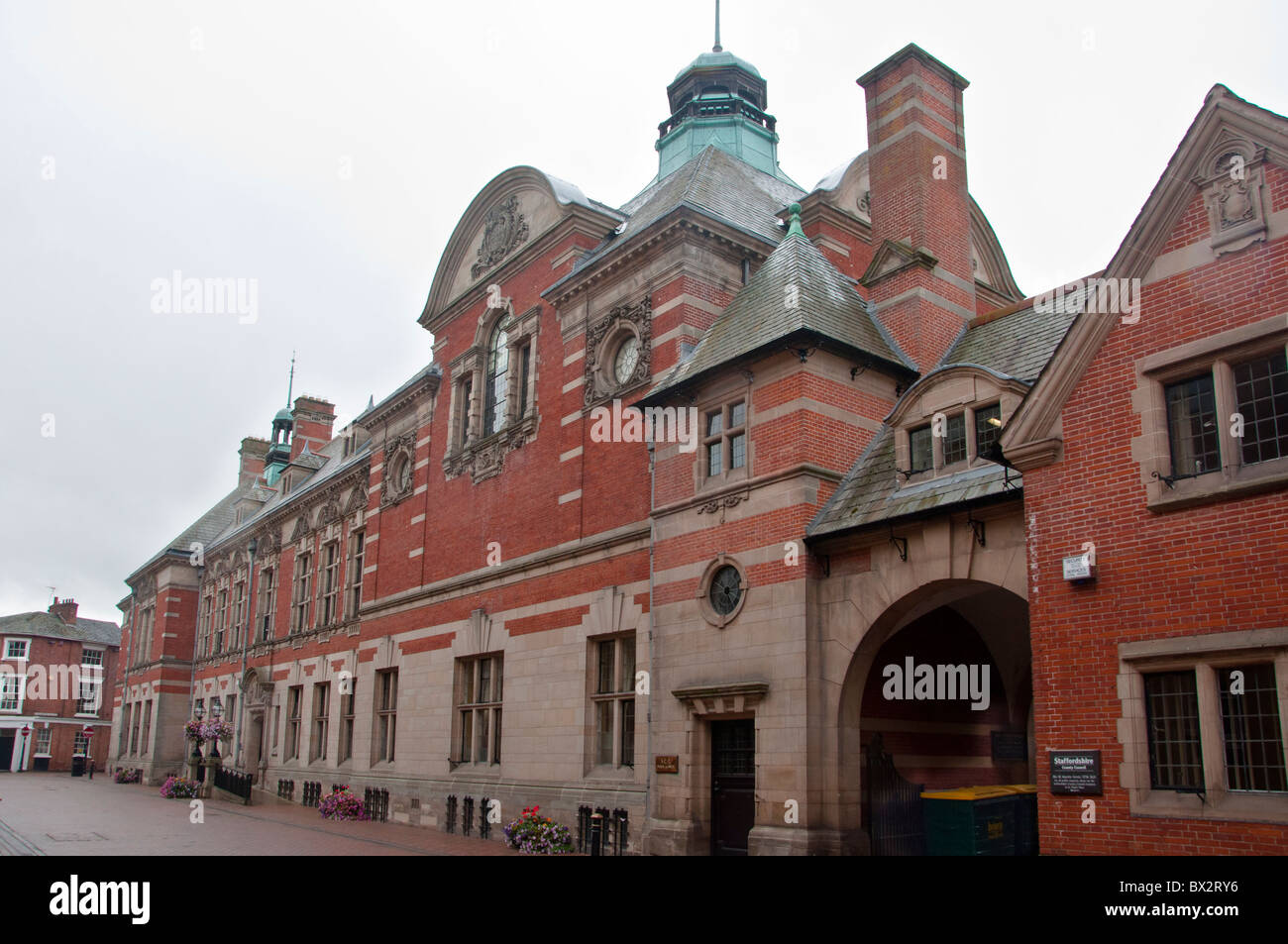 Staffordshire County Gebäude des Rates in Stafford, Großbritannien Stockfoto