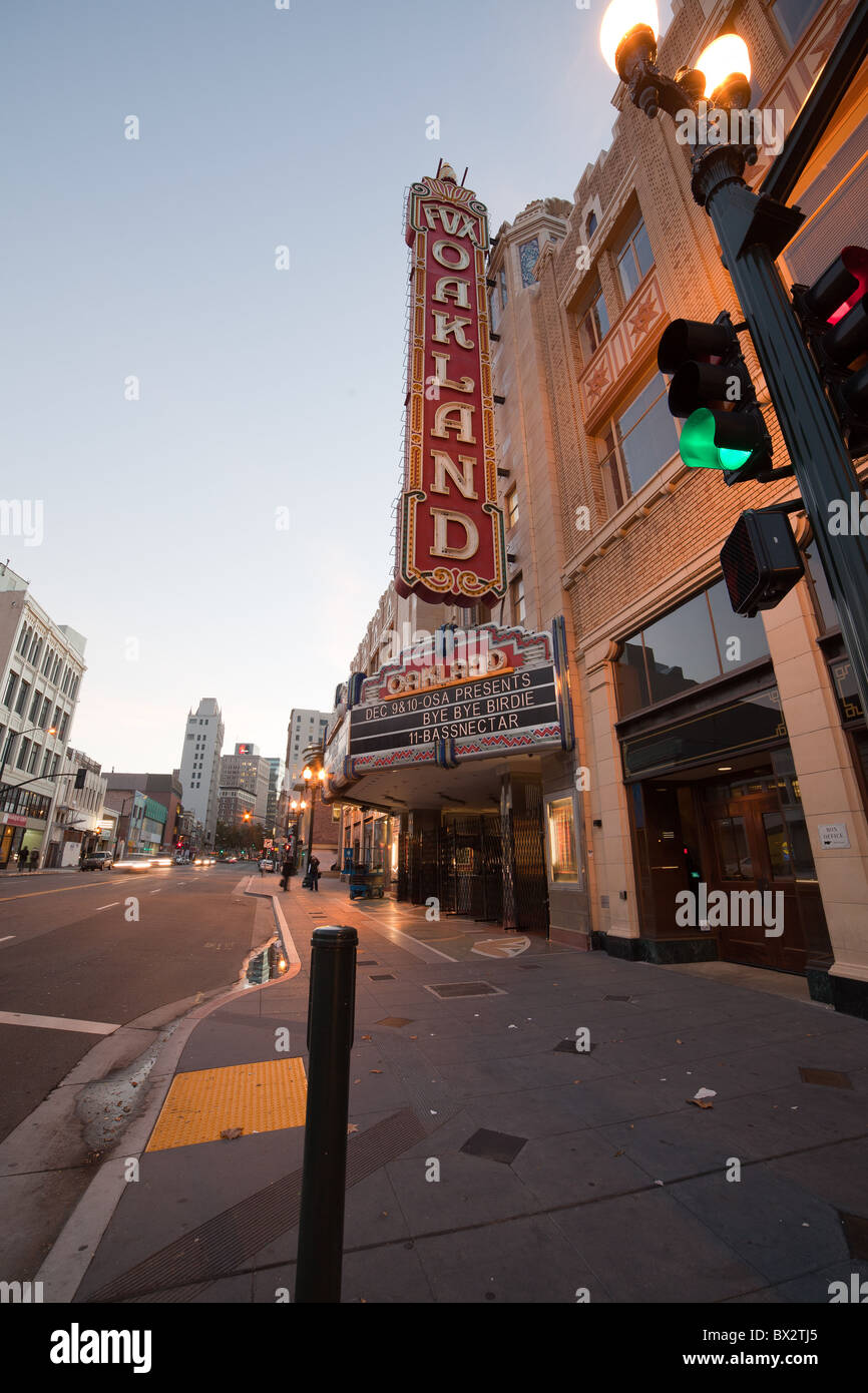 Das Fox Theater in der Innenstadt von Oakland CA. Stockfoto