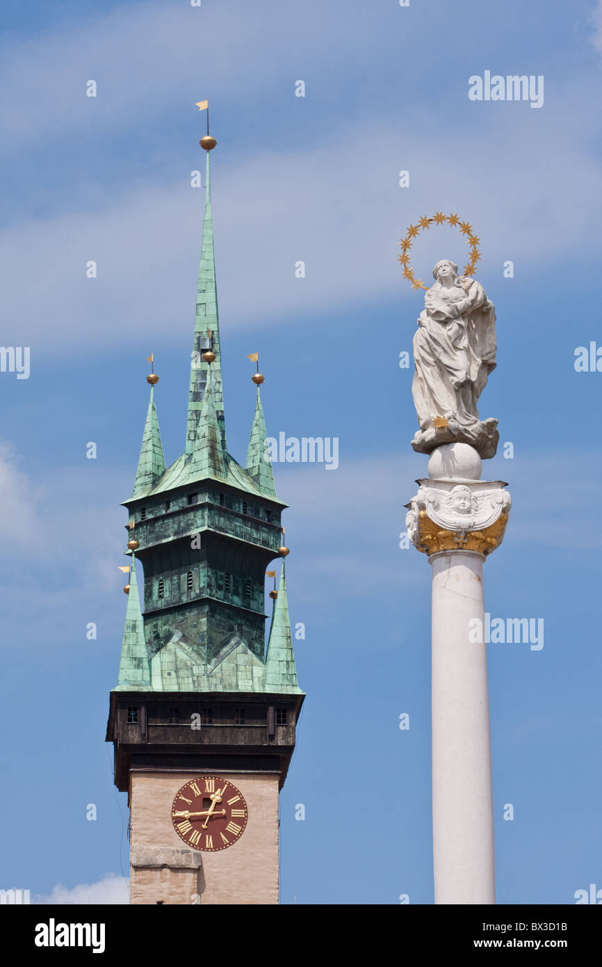 historische Stadt von Znojmo, Tschechien Stockfoto