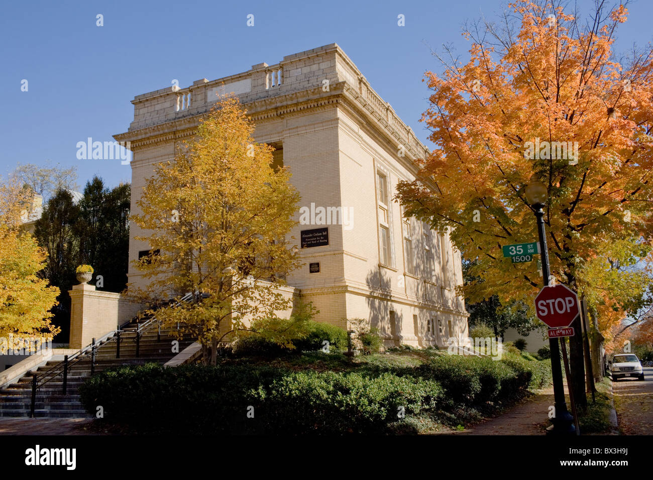 Volta Büro und Labor von Alexander Graham Bell, Georgetown, Washington D.C. Stockfoto