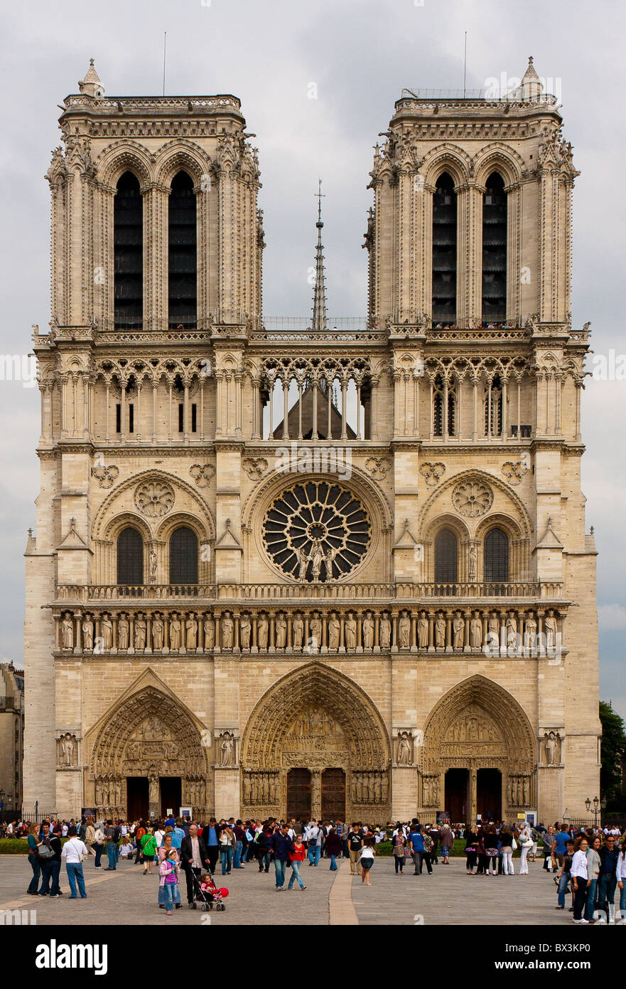 Cathedrale Notre-Dame de Paris Stockfoto