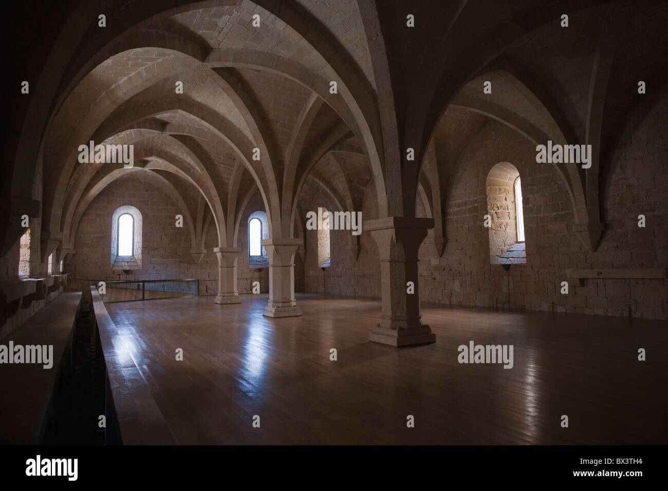 Scriptorium des Klosters Santa Maria De Poblet; Katalonien, Spanien Stockfoto