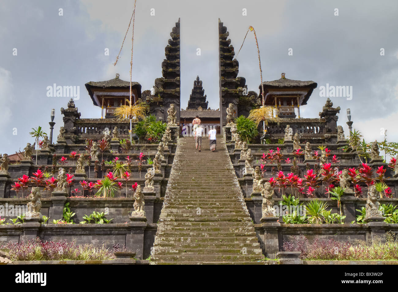 Pura Besakih hinduistische Tempelanlage, Bali, Indonesien Stockfoto