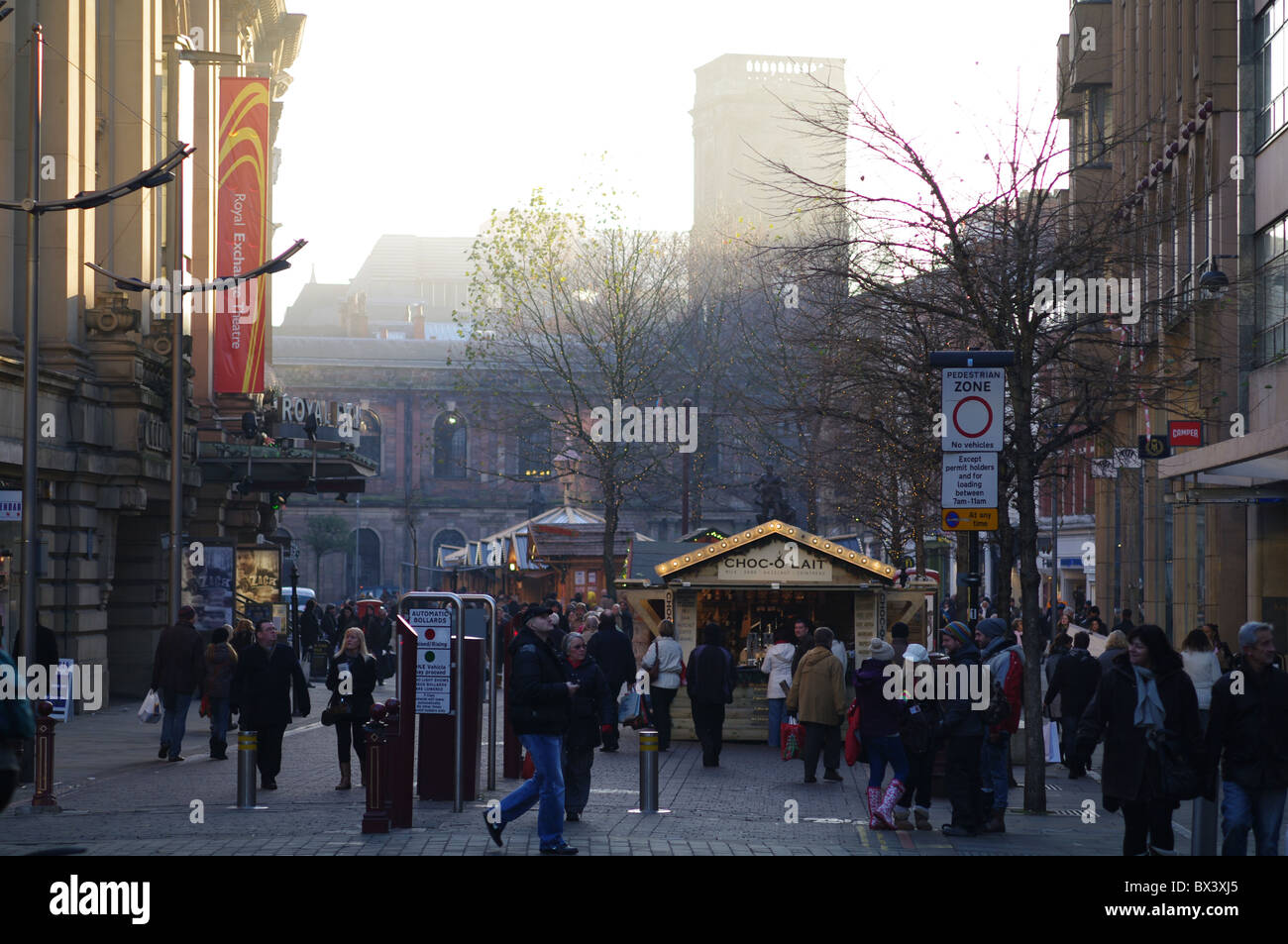 Weihnachtsmärkte am St Anne es Square, Manchester Stockfoto