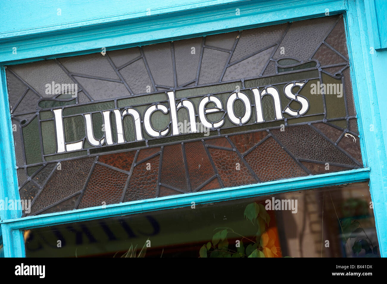 "Mittagessen" unterzeichnen Broadstairs Kent UK Stockfoto