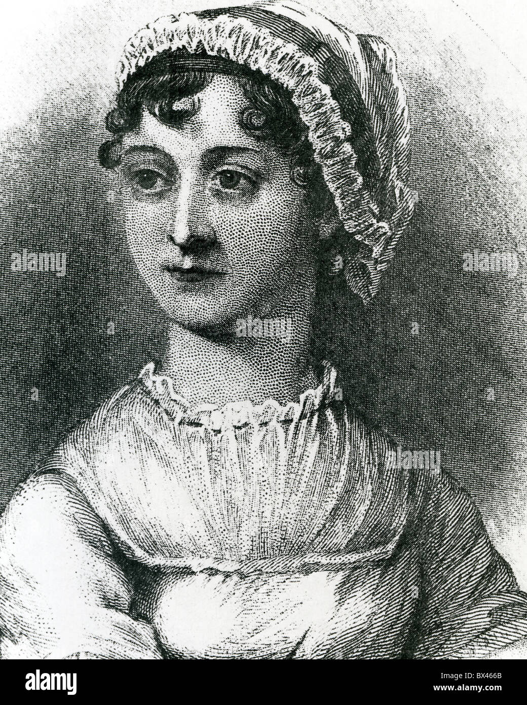 Englische Schriftstellerin JANE AUSTEN (1775-1817) Stockfoto