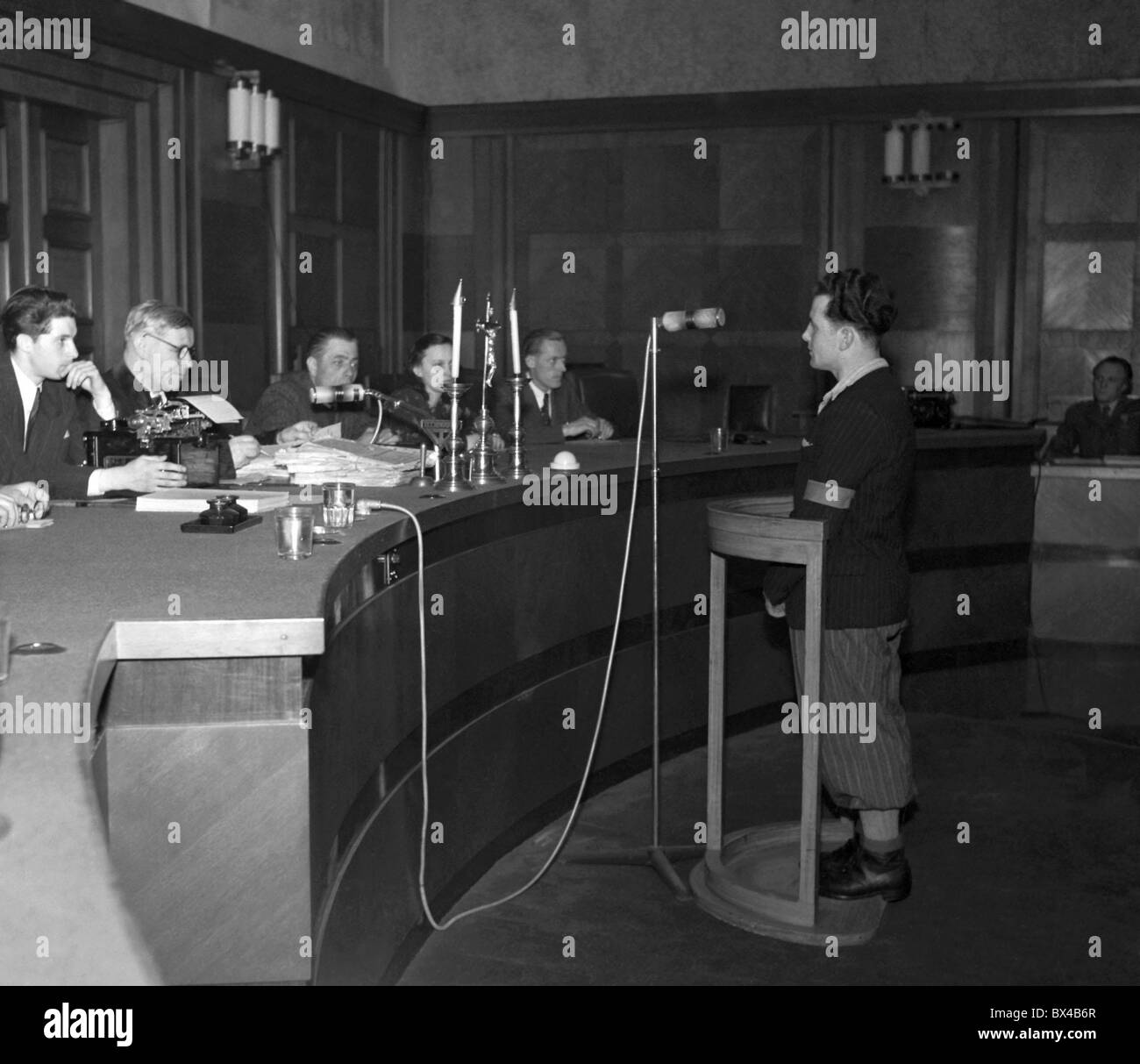 Karel Curda, Viliam Gerik, Informant, Heydrich Stockfoto