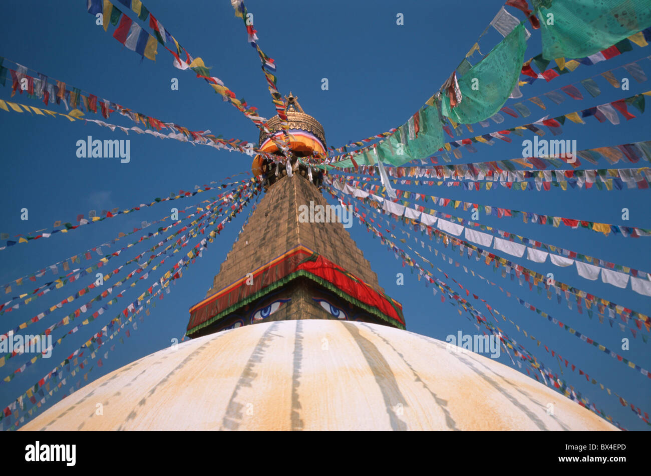 Religion Buddhismus Stupa Sanskrit Heiligen Kult Bau Tempel Anordnung Reliquiar Tschorten Chorten pilgr Stockfoto