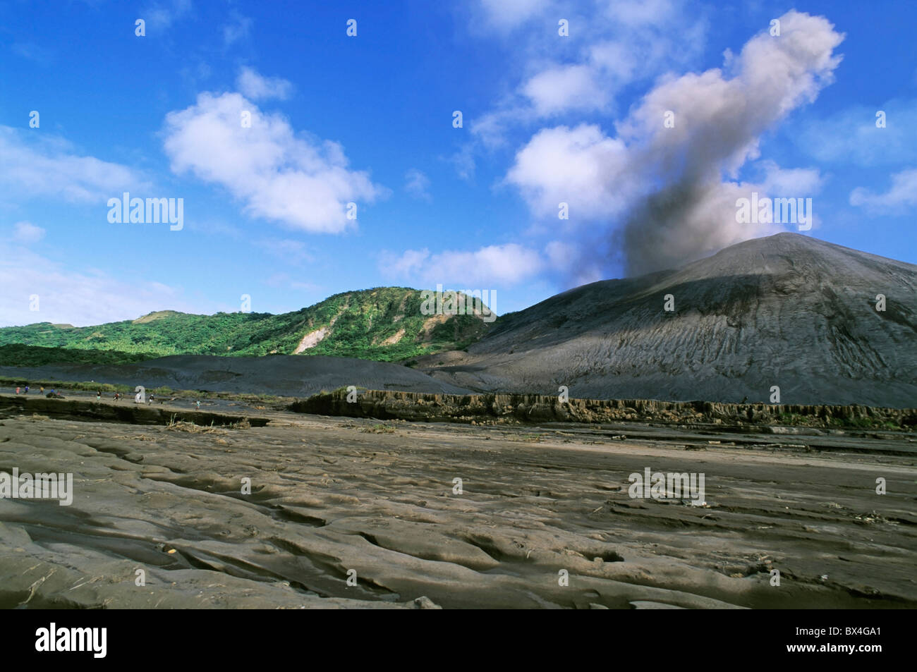 Yasur Vulkan Insel Tanna, Vanuatu Stockfoto