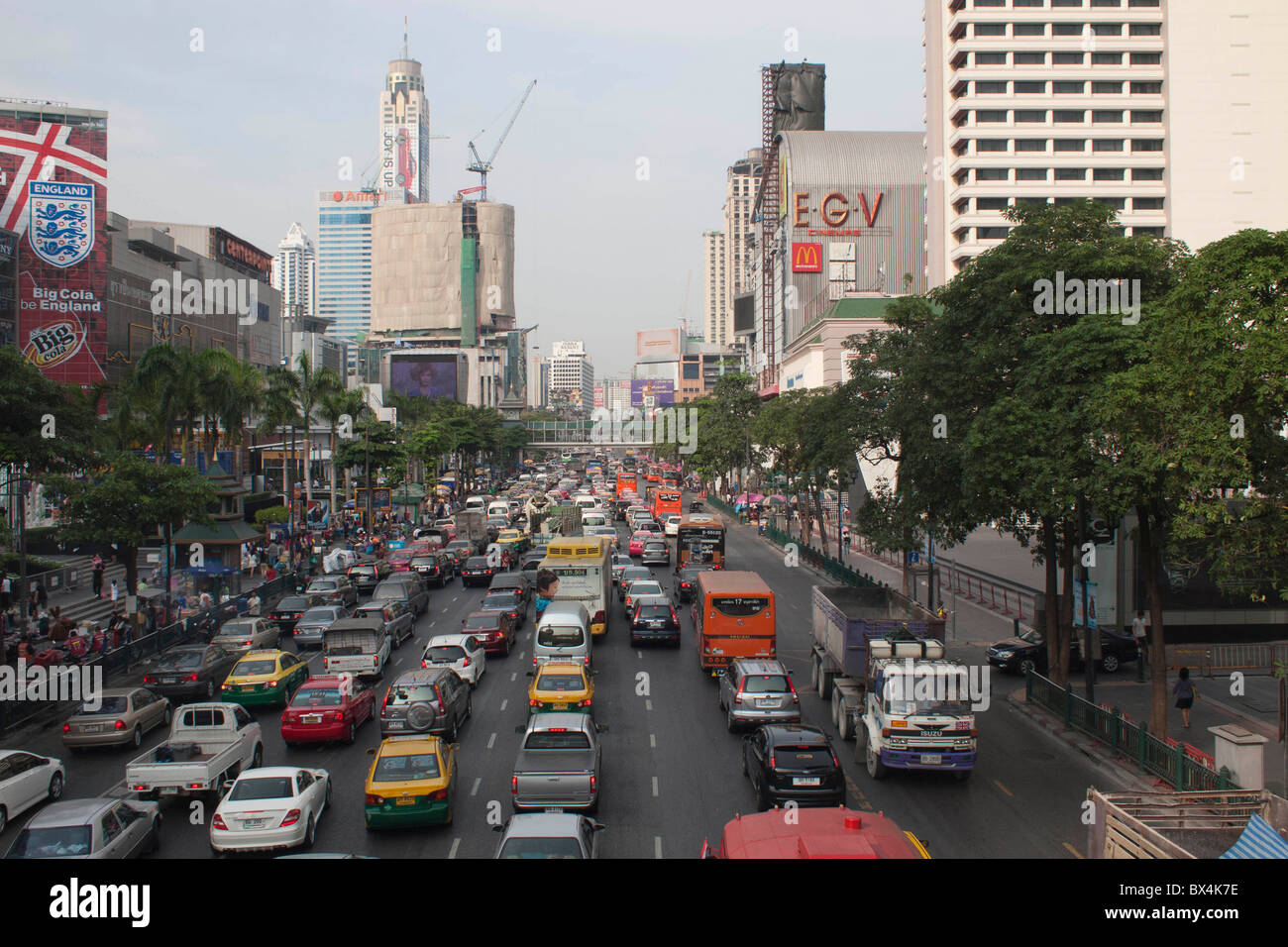 Bangkok-Verkehr Stockfoto
