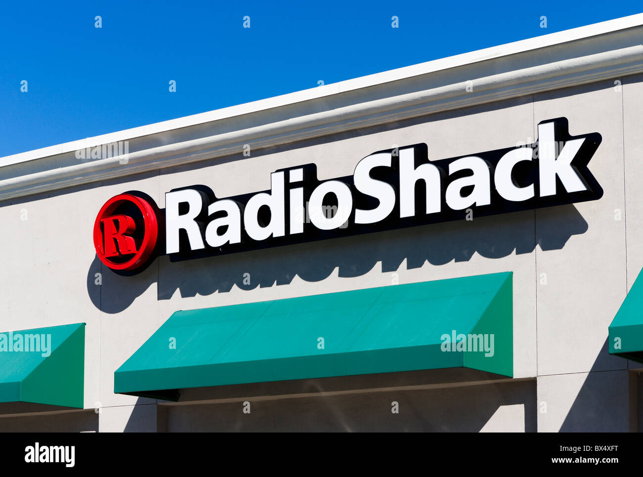 Ein RadioShack-Geschäft in der Nähe von Eagle Ridge Mall, Lake Wales, Zentral-Florida, USA Stockfoto