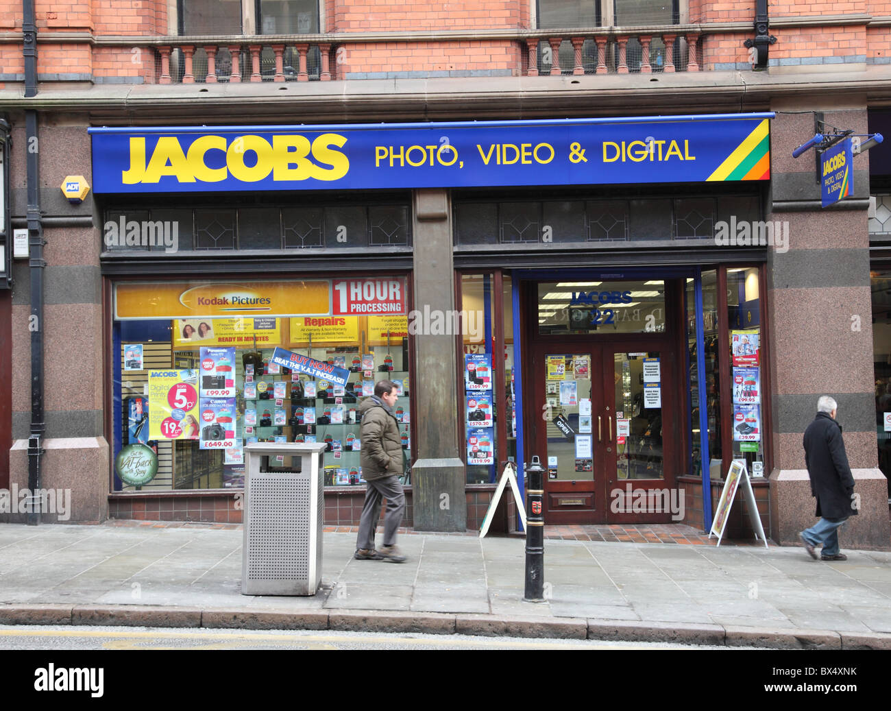 Ein Jacobs fotografischen Geschäft in Nottingham, England, Vereinigtes Königreich Stockfoto