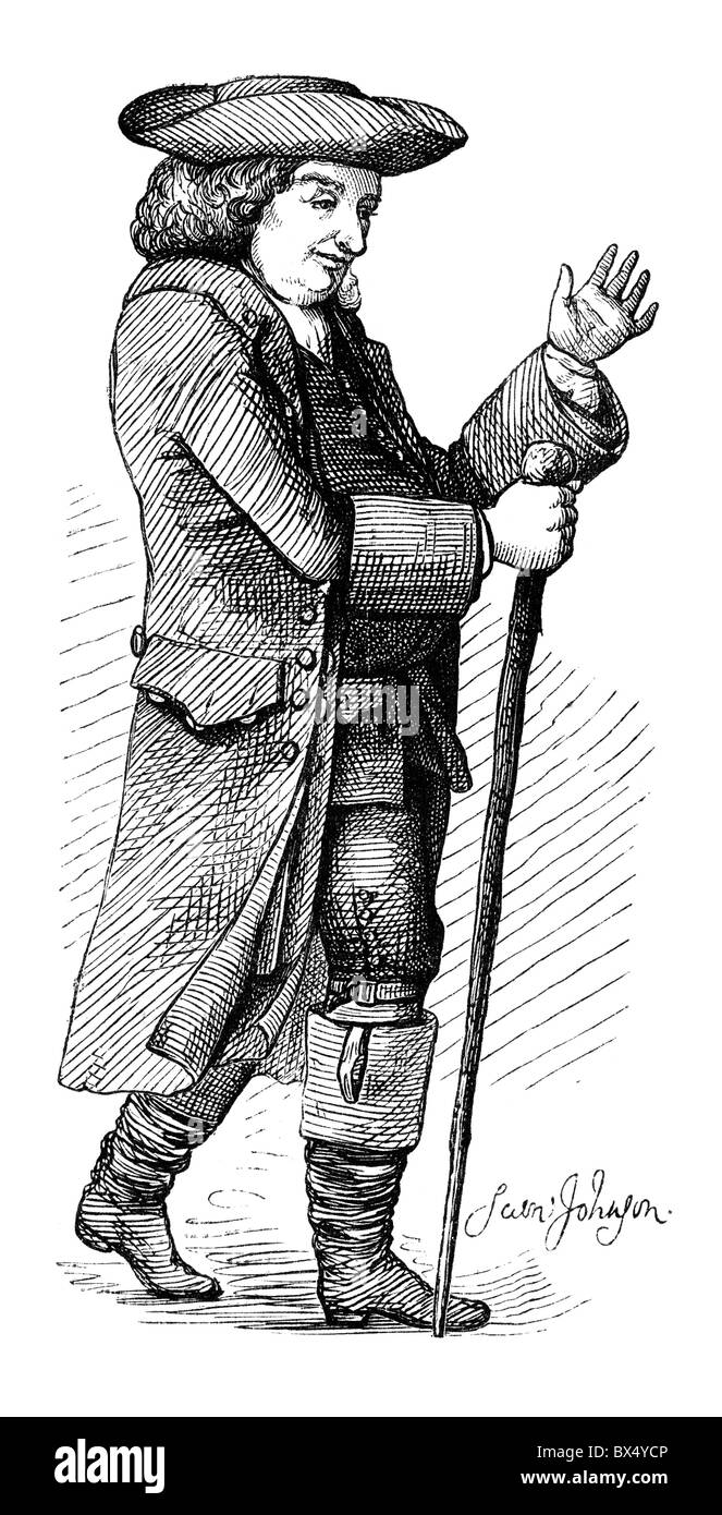 Samuel Johnson (18. September 1709 [O.S 7 September] – 13. Dezember 1784), oft als Dr. Johnson Stockfoto