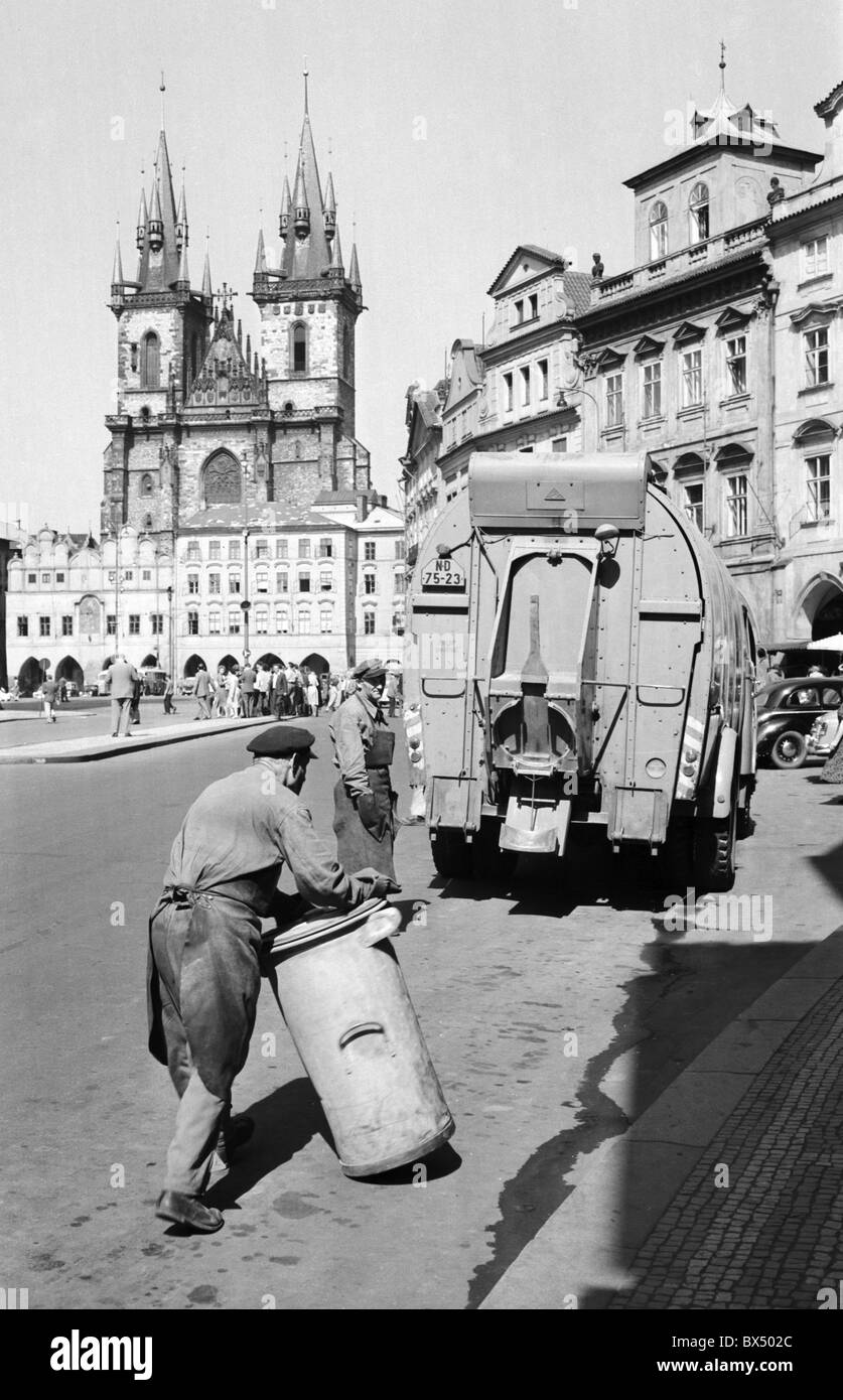 Müll, Asche Sammler, Müll, Abfall-LKW, Papierkorb Stockfoto