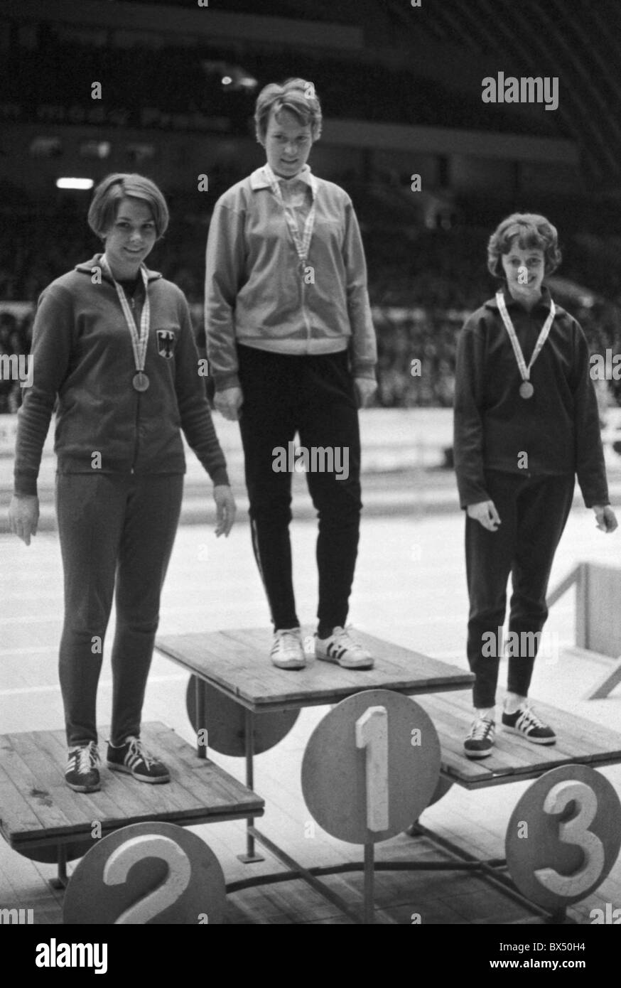 Berit Berthelsen, Heide Rosendahl, Viorica Viscopoleanu Stockfoto