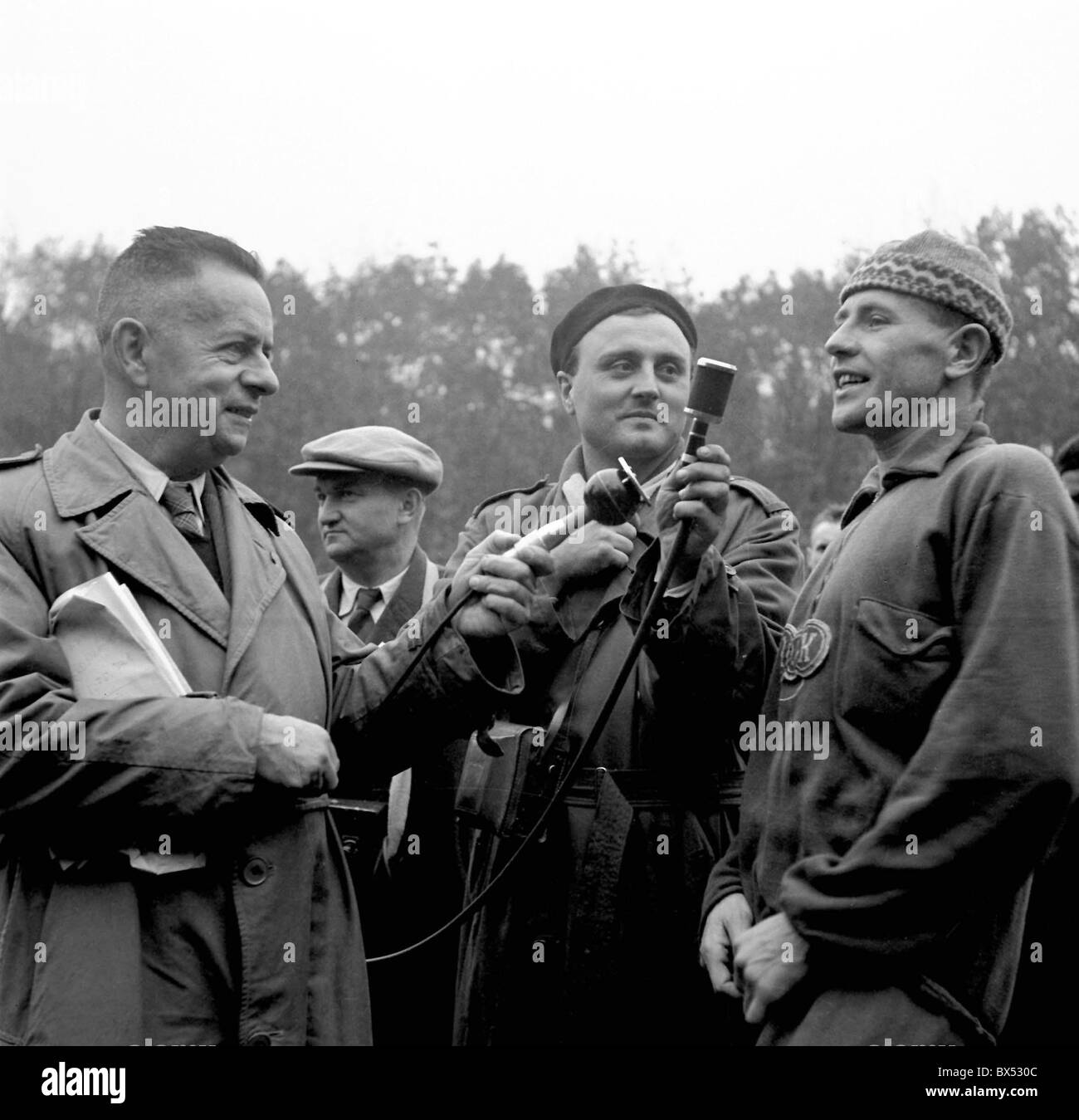 Gewinner Emil Zatopek Stockfoto