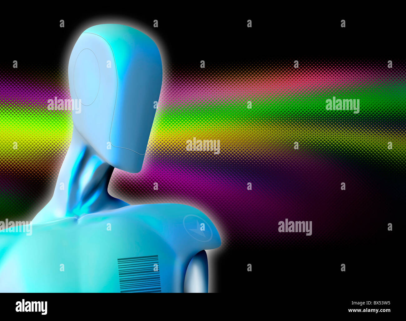 Roboter, artwork Stockfoto