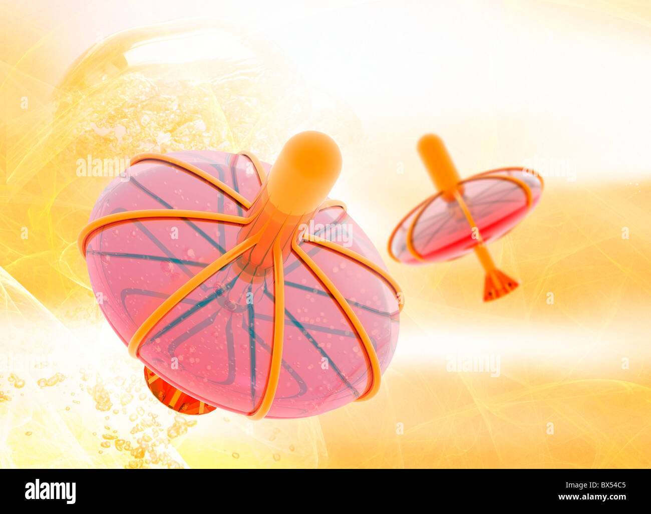 Nanopartikel-Drug-Delivery, artwork Stockfoto