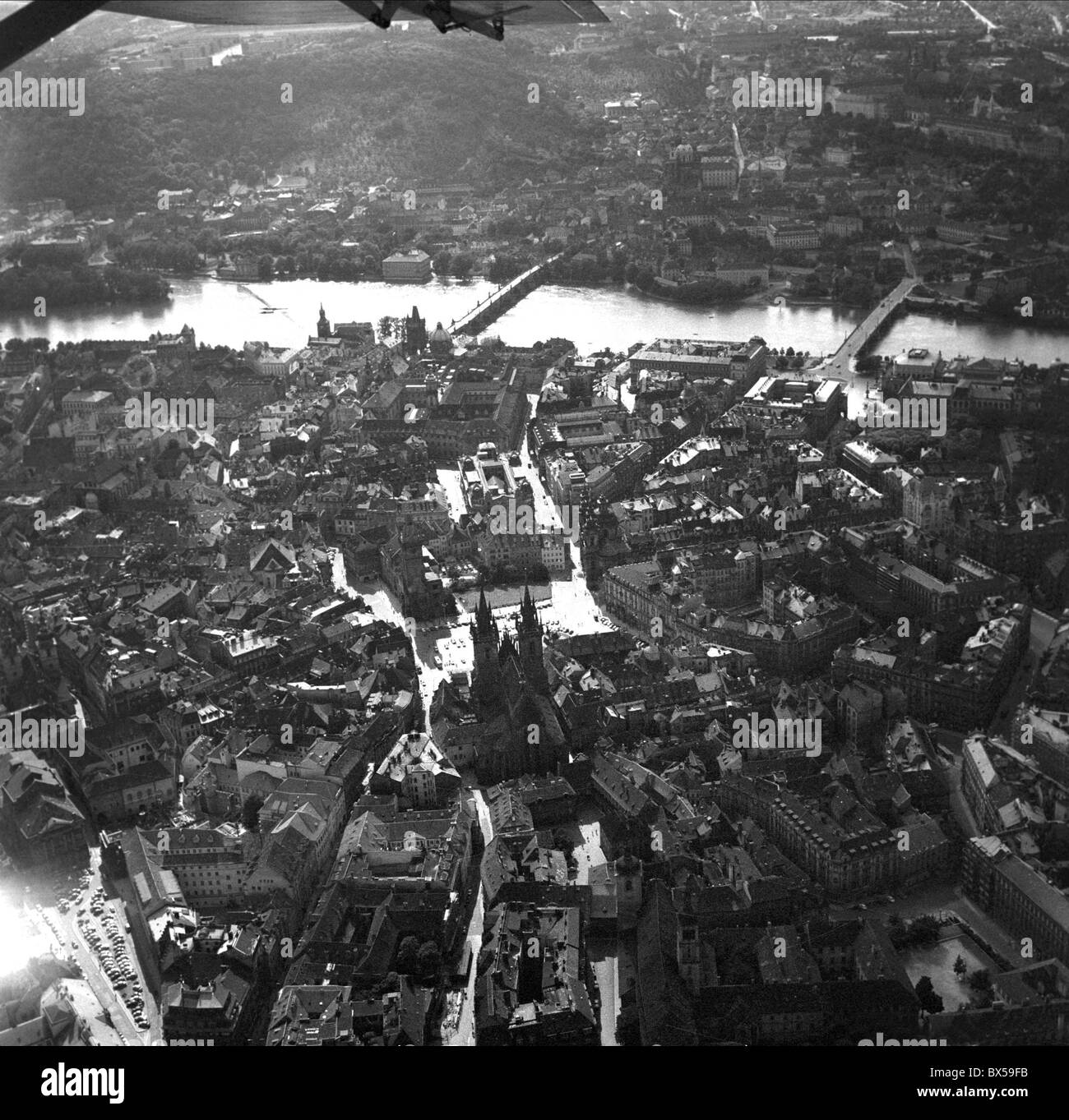 Prag, Altstadt, Luftbild Stockfoto