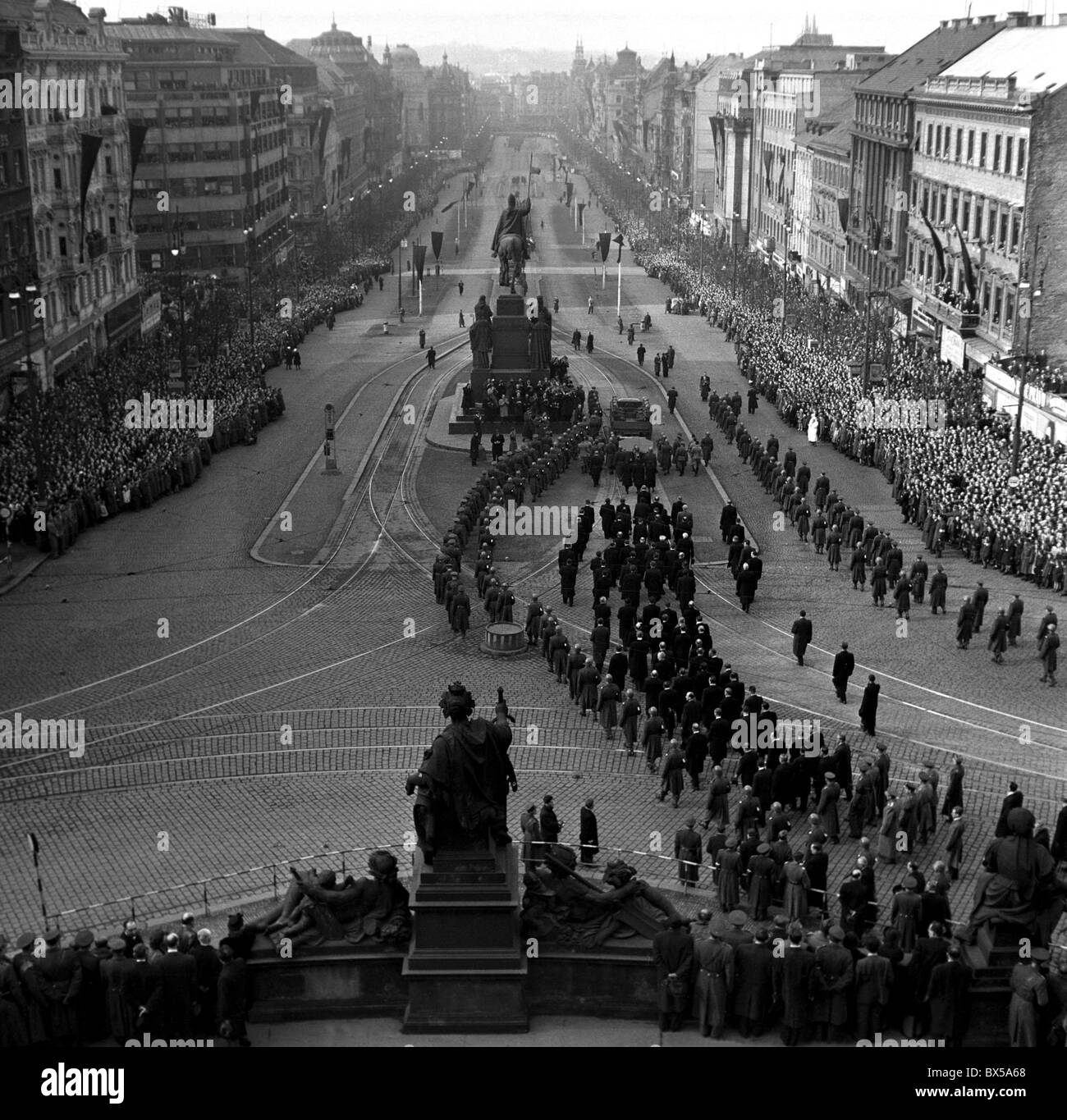 Jan Masaryk, funel Stockfoto