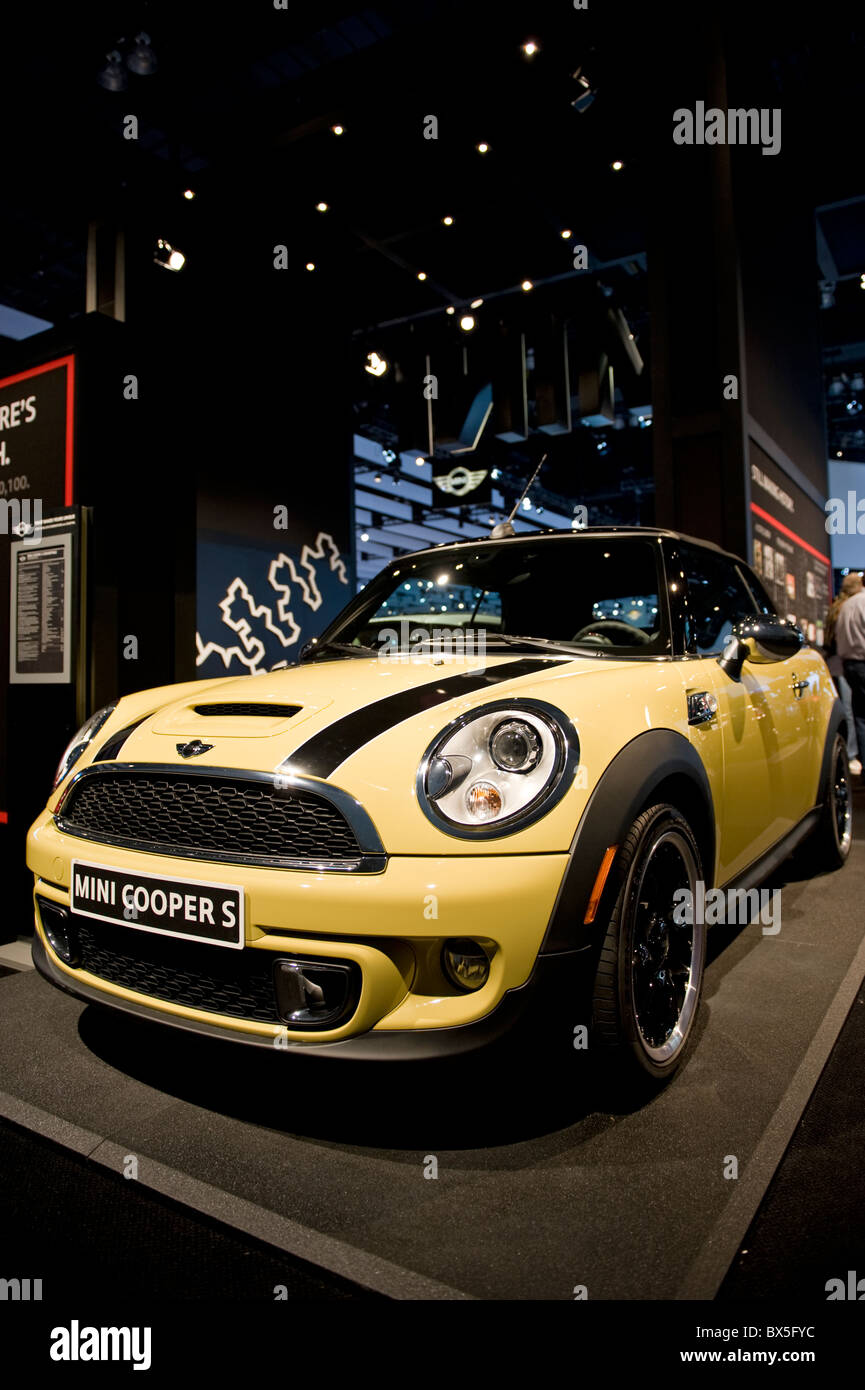 Mini Cooper S bei den 2010 LA Automesse im Los Angeles Convention Center, Los Angeles, Kalifornien, USA Stockfoto