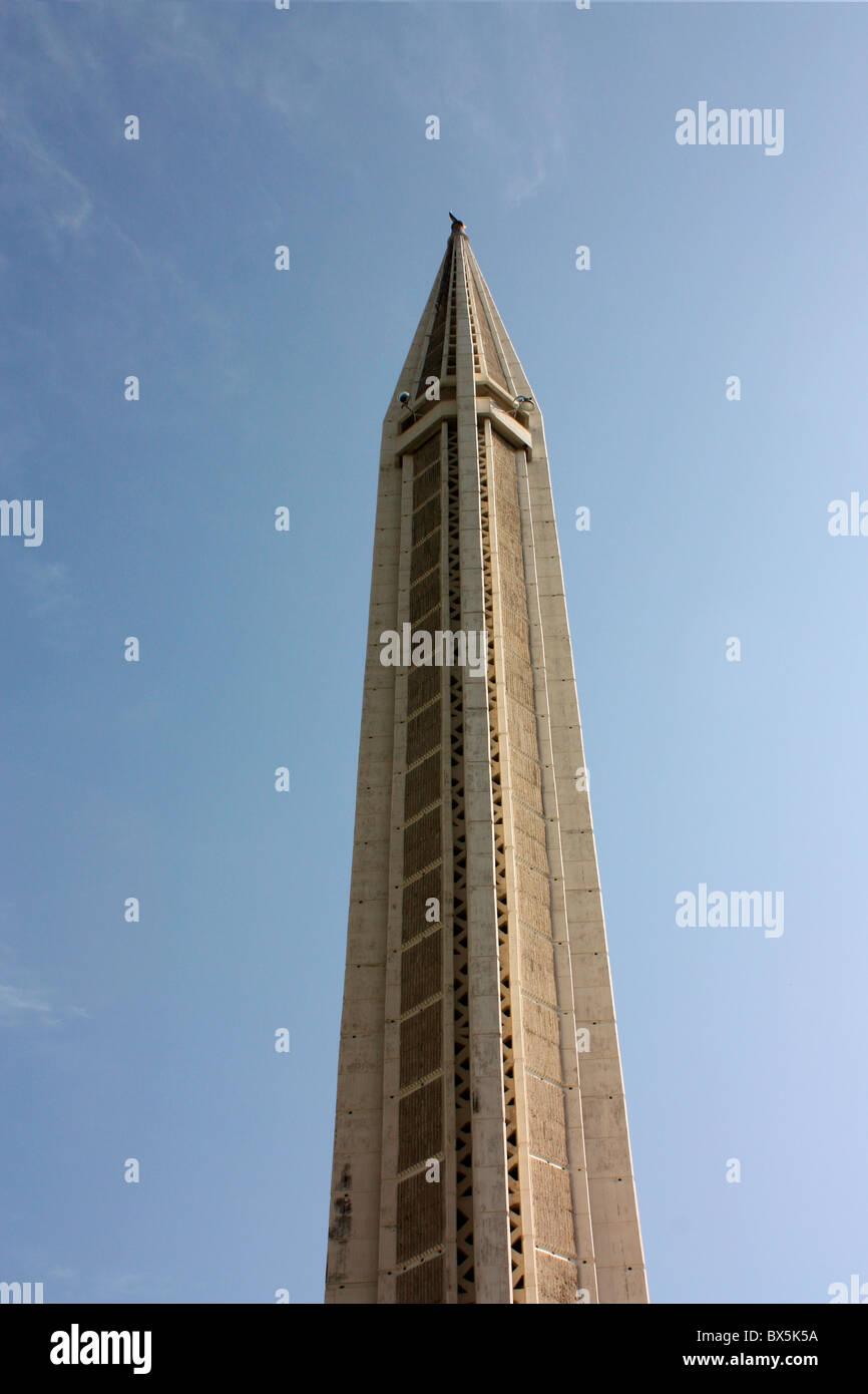 Eine Säule im King Faisal Moschee in Islamabad, Pakistan Stockfoto