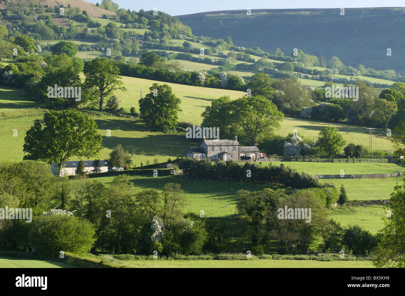 Schwarze Berge in der Nähe von Bwlch, Powys, Wales, Vereinigtes Königreich, Europa Stockfoto