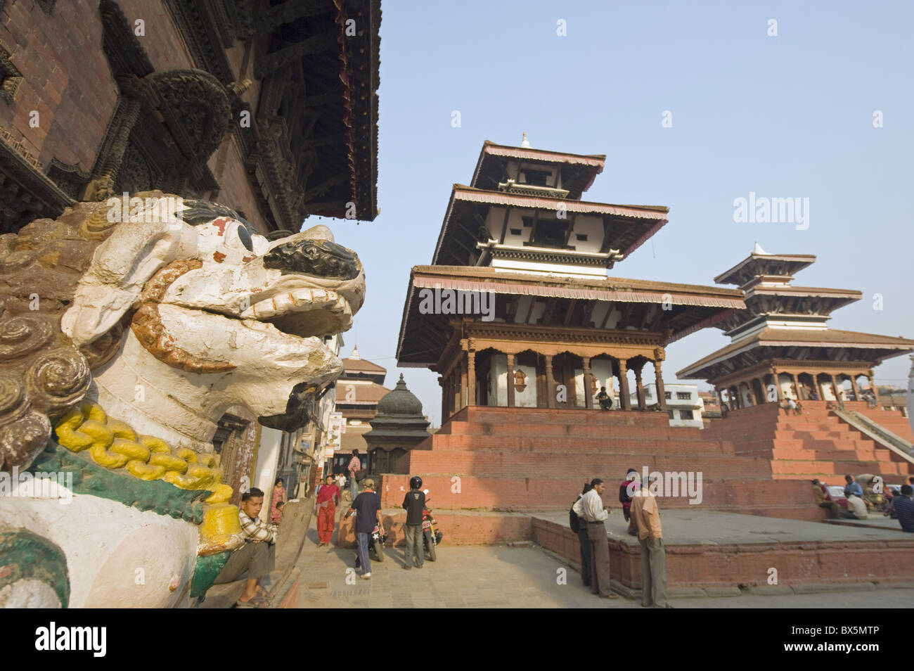 Maju Dega Tempel, Durbar Square, Kathmandu, Nepal, Asien Stockfoto