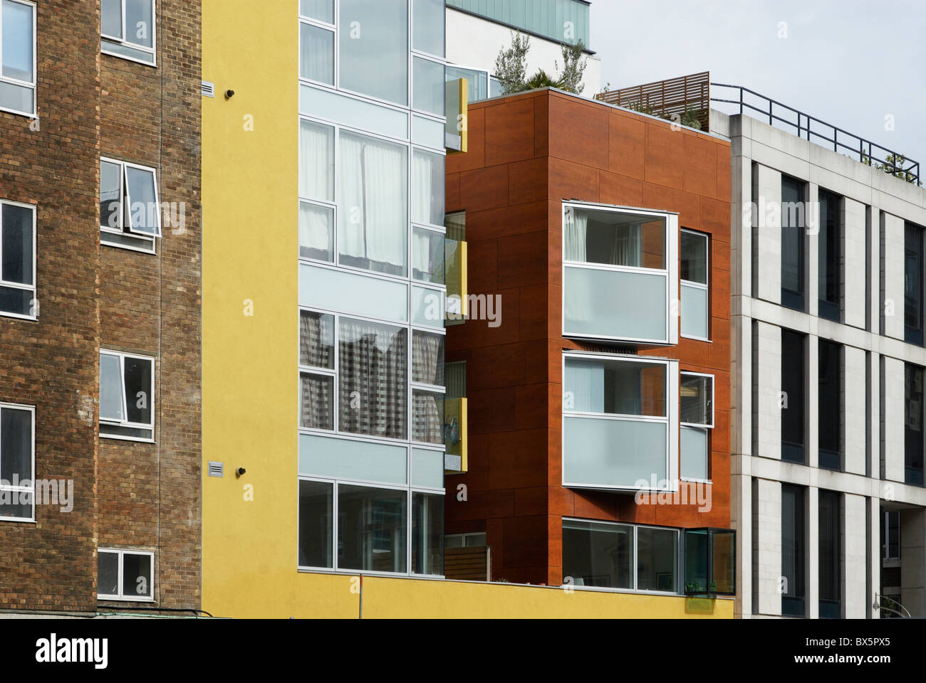 Moderne Apartments Clerkenwell Central London UK Stockfoto