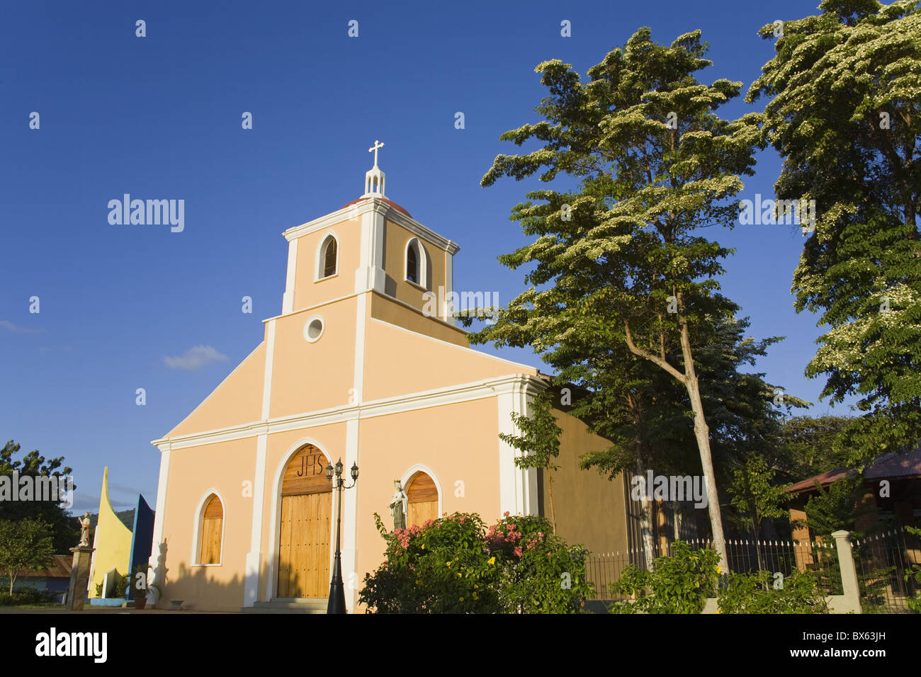 Kirche San Juan Bautista in San Juan Del Sur, Abteilung Rivas, Nicaragua, Mittelamerika Stockfoto