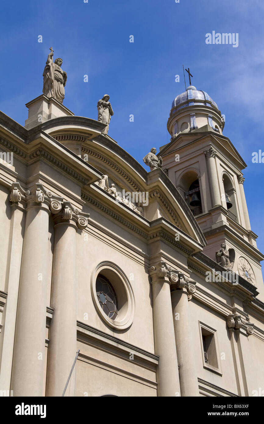 Kathedrale im alten Stadtteil, Montevideo, Uruguay, Südamerika Stockfoto