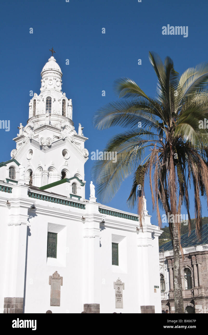 El Sagrario Kirche, Plaza de Independencia, Altstadt, Quito, Ecuador, Südamerika Stockfoto