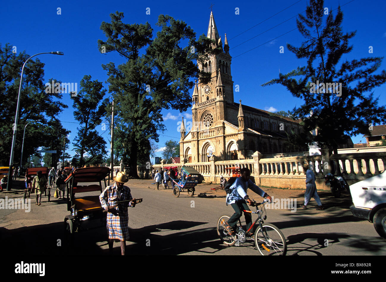 Antsirabe Kirche, Madagaskar, Afrika Stockfoto