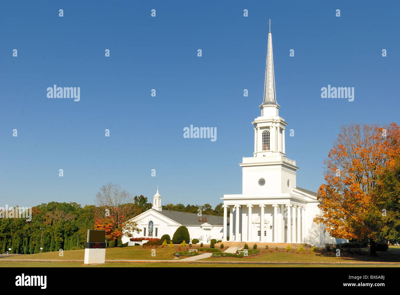 Eine südliche Baptist Kirche in Georgien. Stockfoto