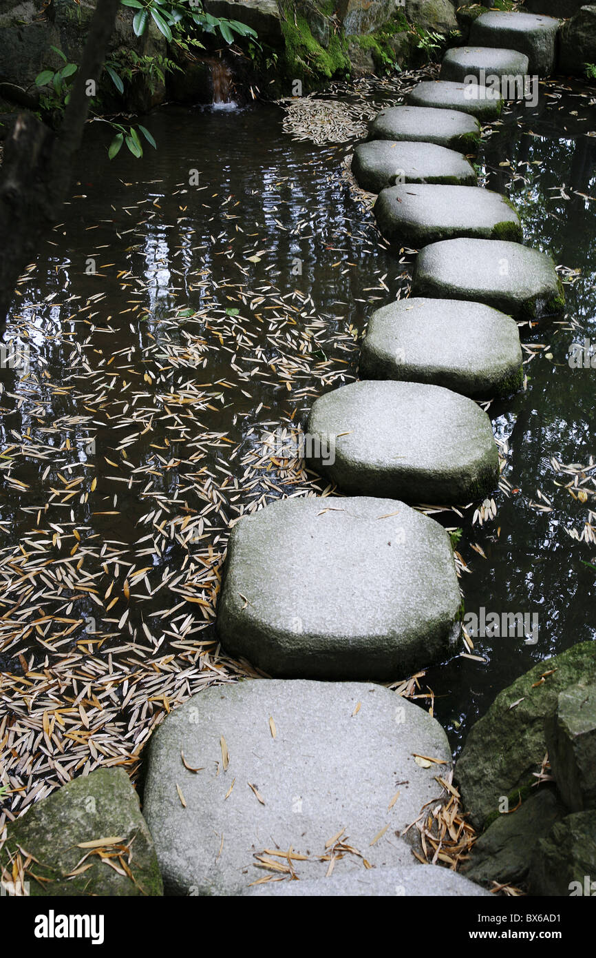 Tenjuan nassen Garten in Nanzen Ji Tempel, Kyoto, Japan, Asien Stockfoto