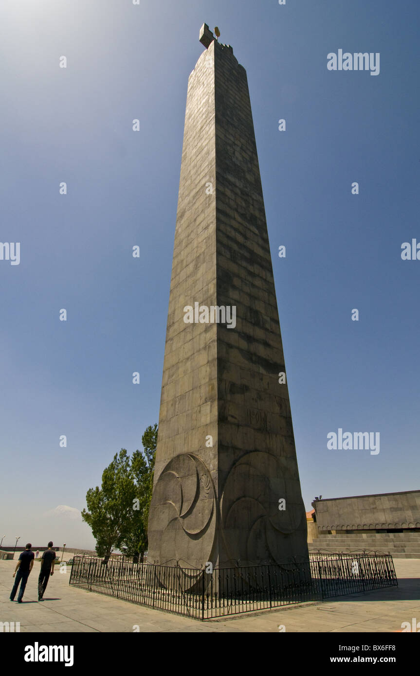 Schwalbenfestung, Armenischer Genozid-Denkmal, Yerevan, Armenien, Kaukasus, Zentralasien, Asien Stockfoto