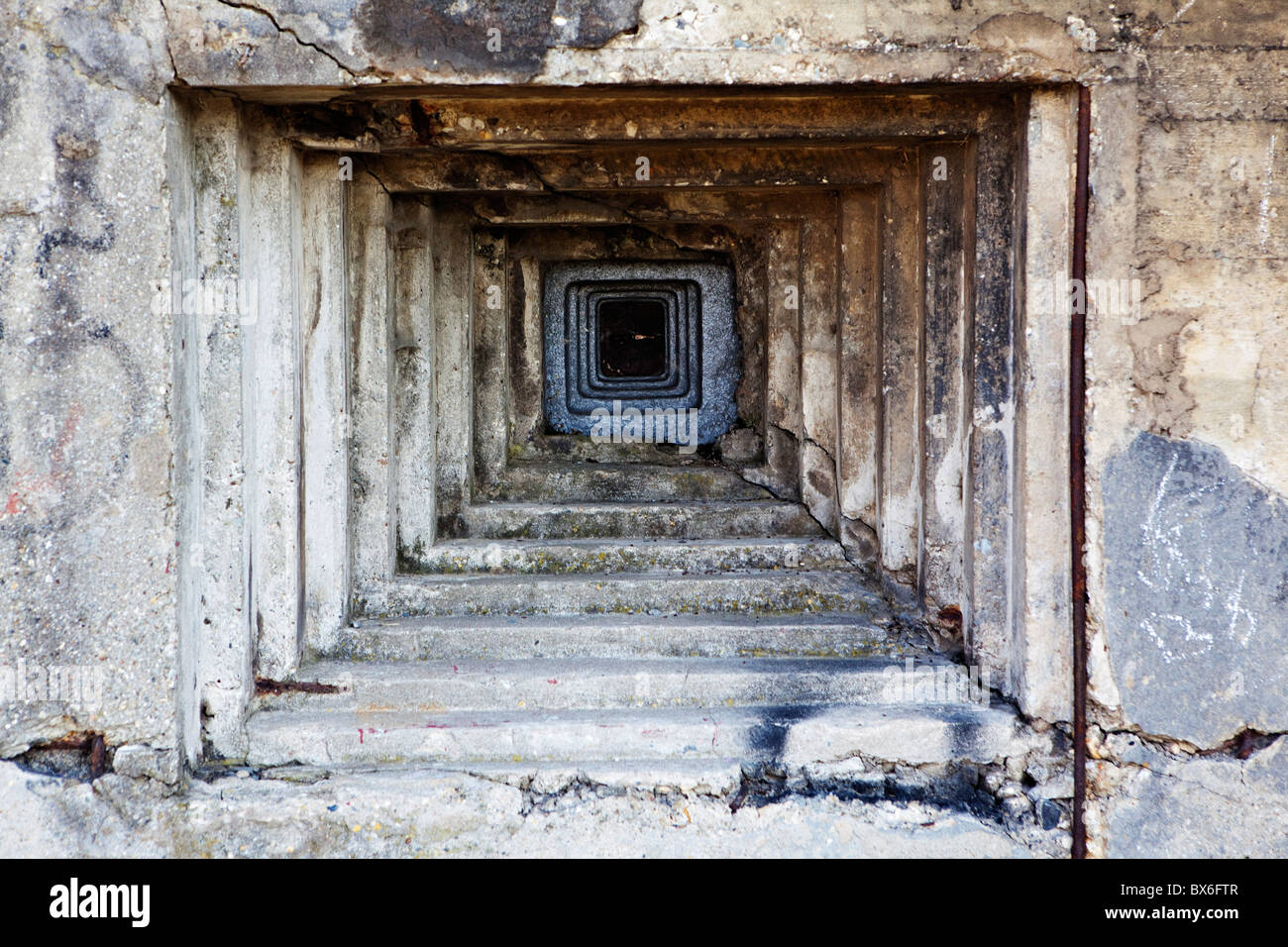 Fort-MO S-20 Orel, Museum der Befestigungen, Hlucin-Darkovicky Stockfoto