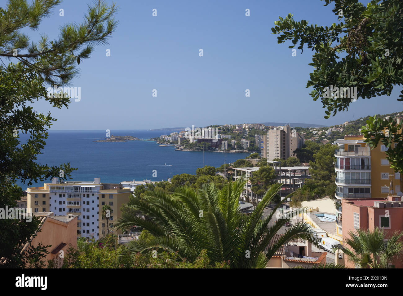 Cala Major, Mallorca, Balearische Inseln, Spanien, Mittelmeer, Europa Stockfoto