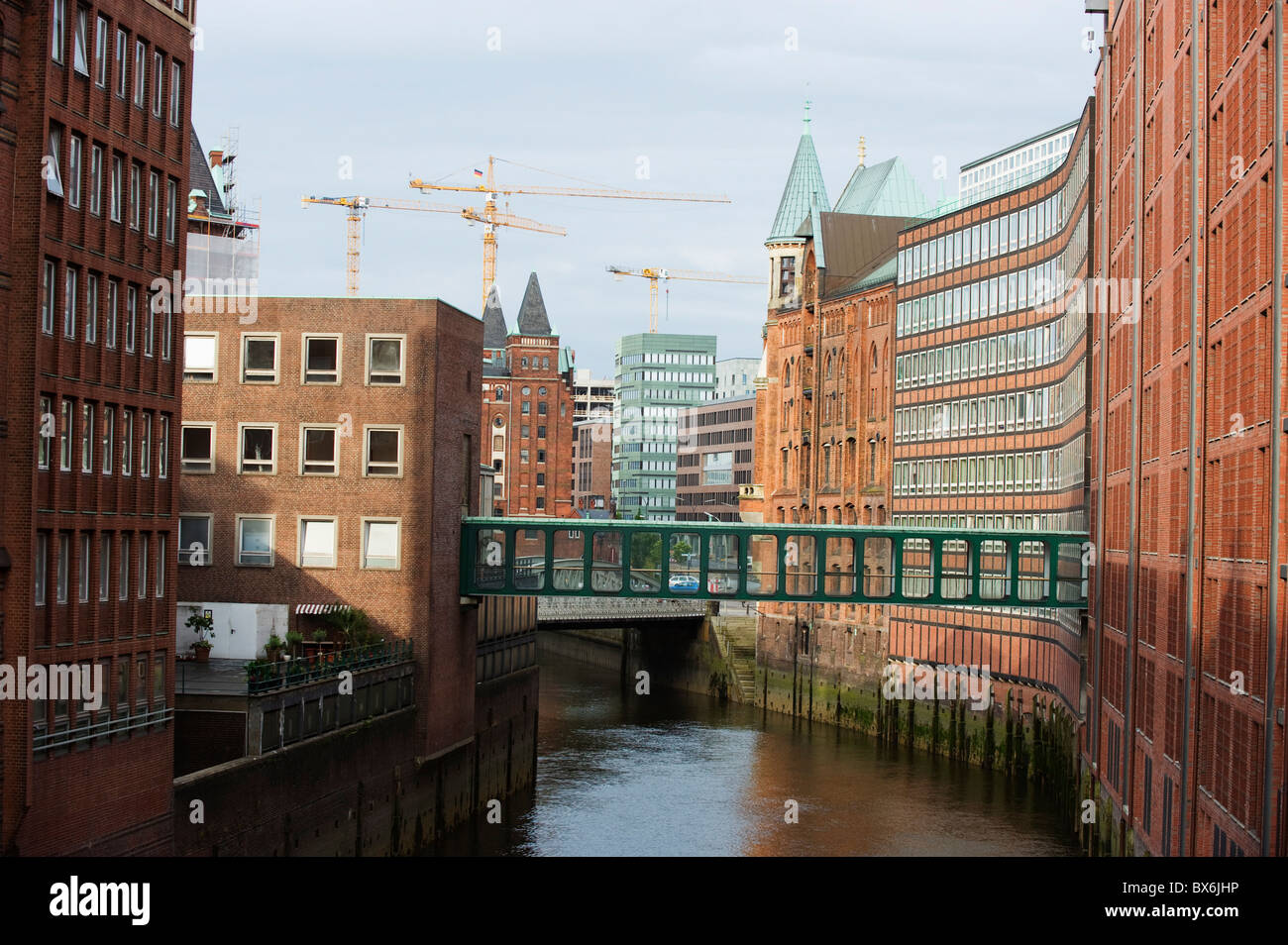 Regenerierte Dockbereiche, Hamburg, Deutschland, Europa Stockfoto