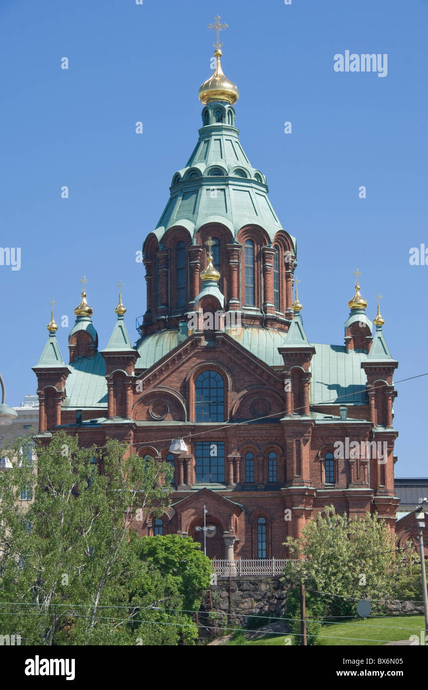 Uspenski Kathedrale, Helsinki, Finnland, Skandinavien, Europa Stockfoto