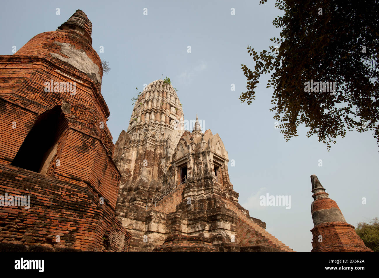 Wat Ratburana, Ayutthaya, UNESCO World Heritage Site, Provinz Ayutthaya, Thailand, Südostasien, Asien Stockfoto